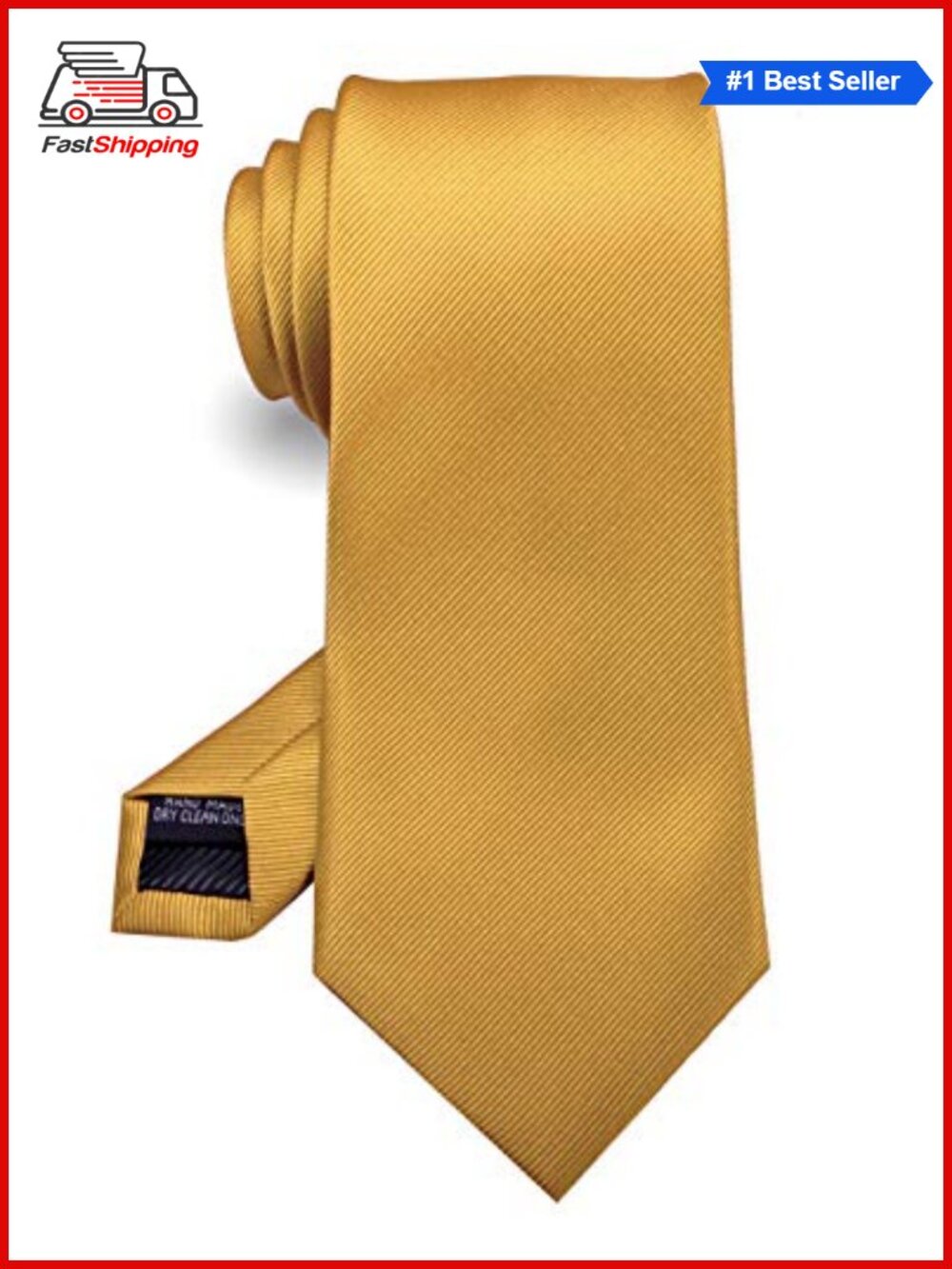 Men's Solid Color Formal Necktie High Quality Gift Box